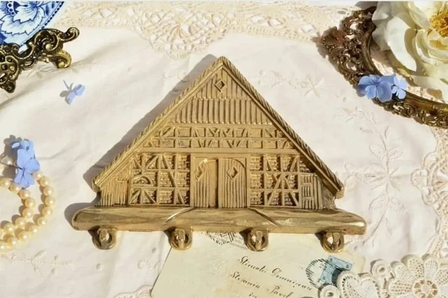 Collectibles Vintage Lovely Key Holder Bronze GILDE House Decor Old Rare Germany