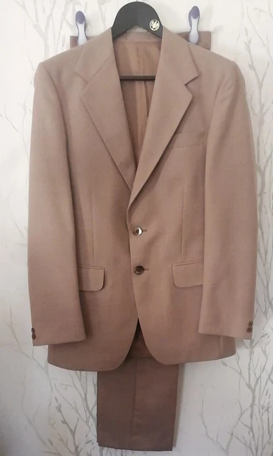 Vintage 1979~Abito In Terylene Marrone Design Hardy Amies/Su Misura By Hepworths.