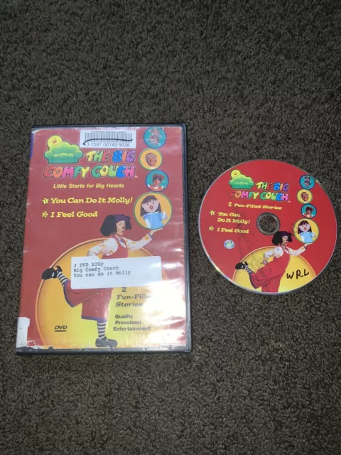 The Big Comfy Couch: You Can Do it Molly/I Feel Good DVD, 2003 Tadpole Kids RARE