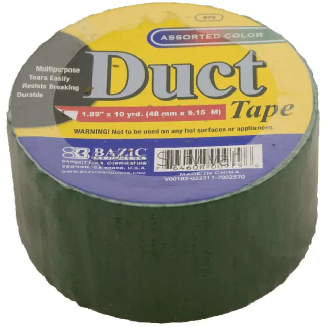 Camping Survival Duct Tape Roll 2" x 10 Yards Green Hunting Emergency Shelter