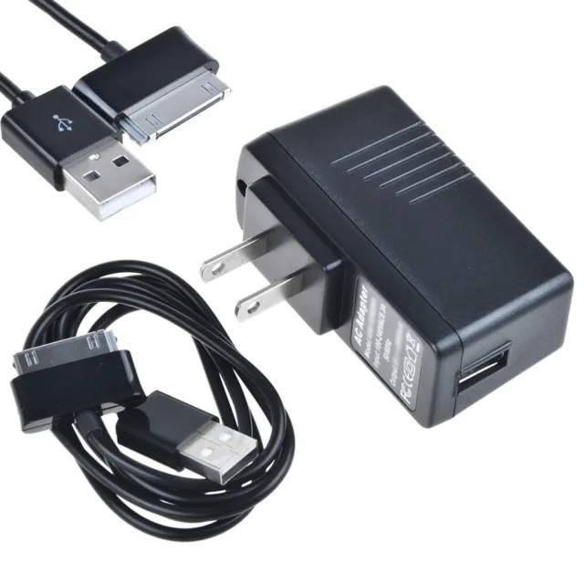 5V 2A AC Adapter Power Cord Charger + USB Data Cable for Samsung Galaxy Tab PSU