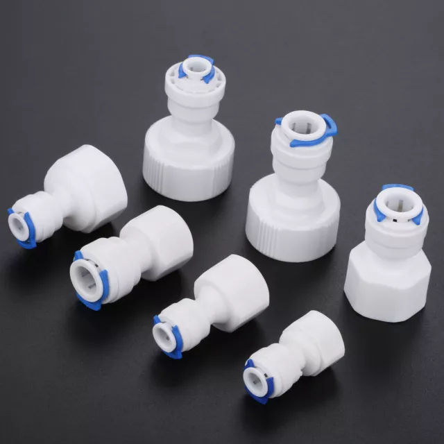 Water Filters Reverse Osmosis Purifier Connector 1/4" 3/8" 1/2" 1" Female Thread