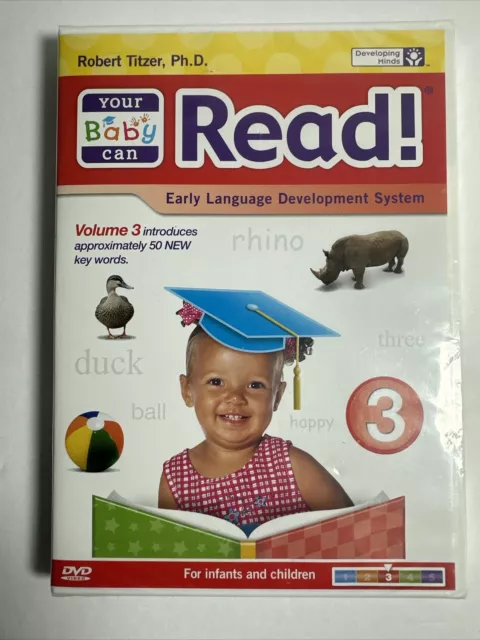 Your Baby Can Read DVD Early Language Development Series Vol 3 Robert Titzer