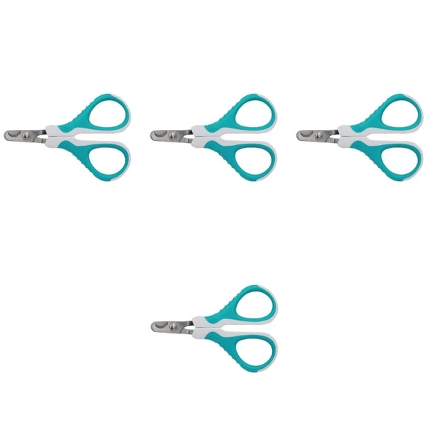 4 piezas Prácticas amoladoras de uñas para perros cortadoras de uñas para gatos (azul cielo)