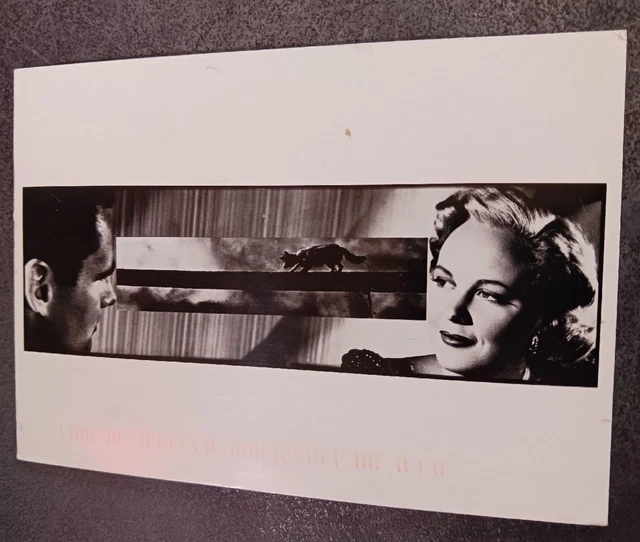 2005 postcard John Baldessari Man and Woman with Bridge art posted