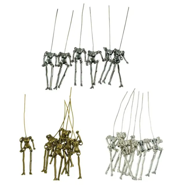 18 Pièces Corps Squelette Humain Bricolage Poupées Pendentifs Fabrication De