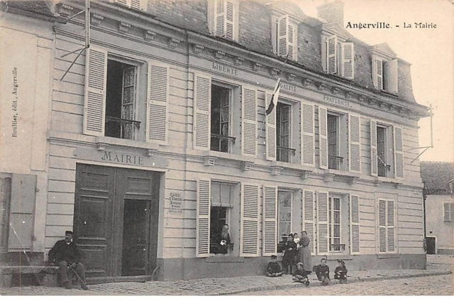 91 - ANGERVILLE - SAN66333 - La Mairie - Pli