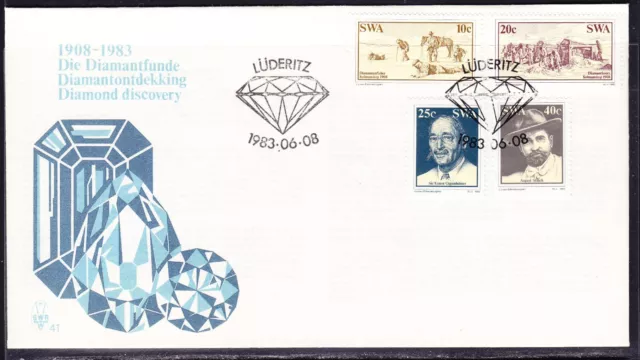 South West Africa 1983 Diamond Industry First Day Cover 41