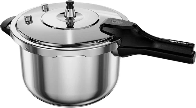 Pressure Cooker, 8 Quart Stainless Steel Pressure Canner, Induction Compatible C