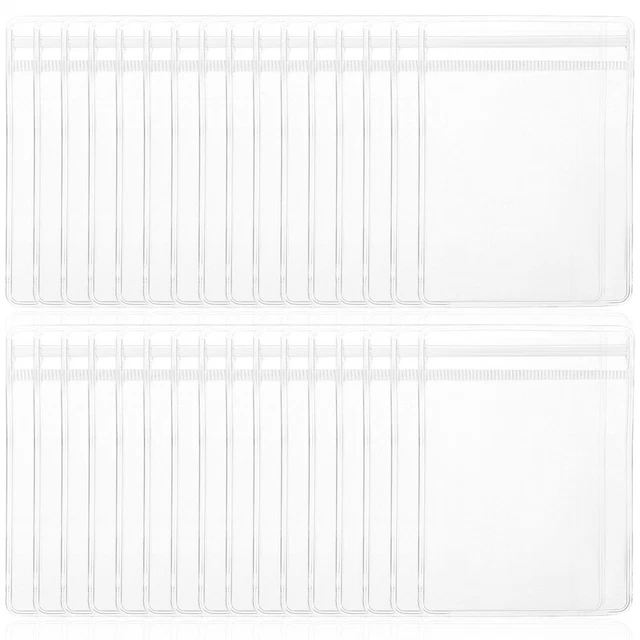 SWIHELP 200 Sacchetti Per Imballaggio Con Cerniera 35x45 Cm, Sacchetti Di Plastica Trasparenti Multiuso Per Abbigliamento, Abiti, Documenti