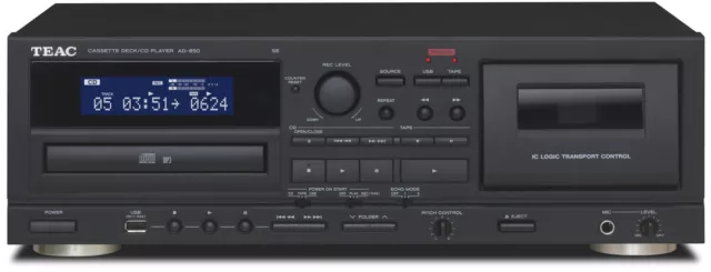 Teac AD-850 SE CD/Kassetten-Kombination schwarz