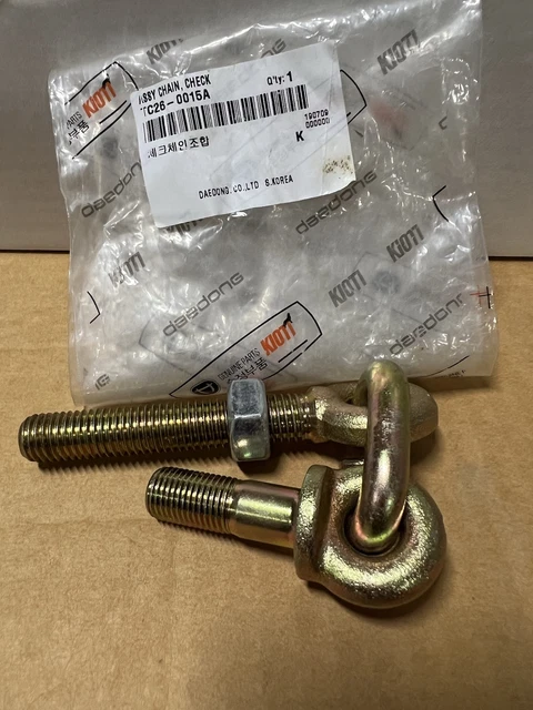 OEM Kioti Check-Link Assembly T2625-91118 For Older CK & DK Series Tractors