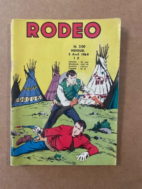 RODEO numéro 200 – Editions LUG – Avril 1968 – TBE