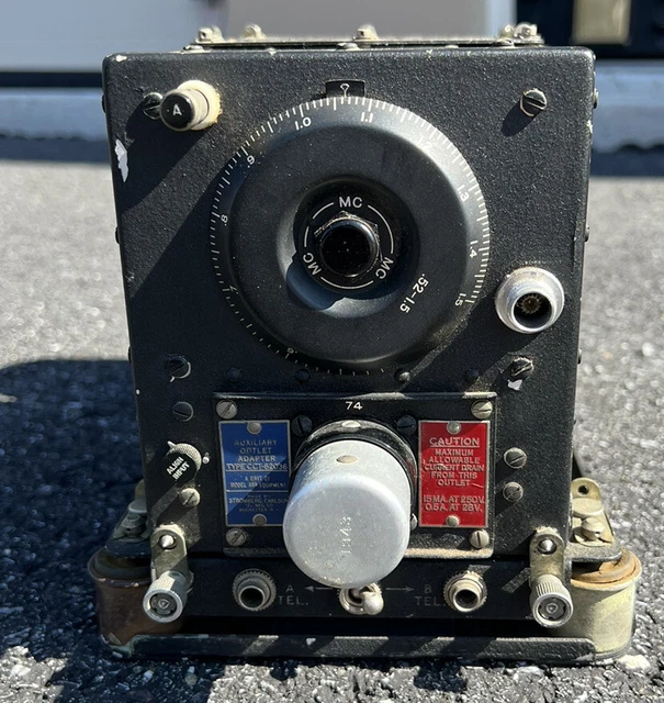 Vintage Military Navy Aircraft Ham Radio Broadcast Receiver Arc-5