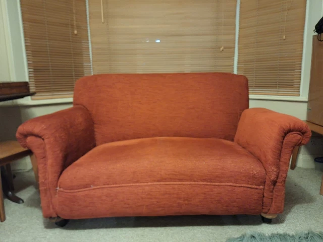 Antique Sofa - Hand Upholstered With Horse Hair