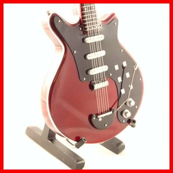 QUEEN - GUITARE MINIATURE ! RED SPECIAL Signature Brian May Freddie Mercury Band