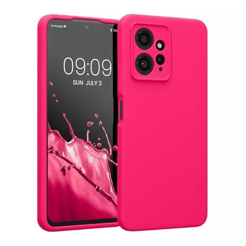 kwmobile Housse Compatible avec Xiaomi Redmi Note 12 (4G) Coque - rose fluo