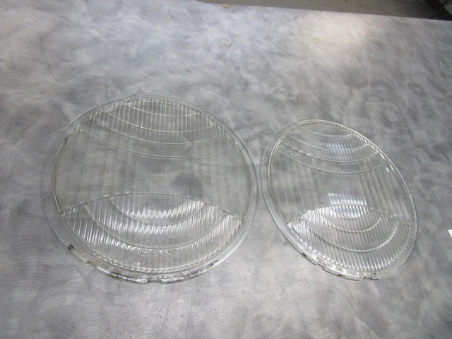1928 1929 1930 1931 Cadillac Headlight Lens Pair Depress Beam 4243