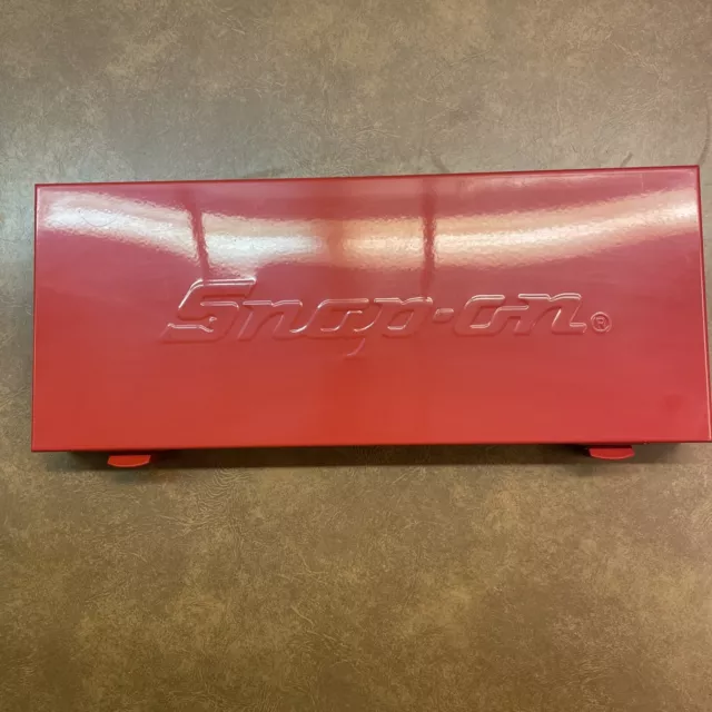 Snap-On Tools Metal Socket Tool  Box Sm9642