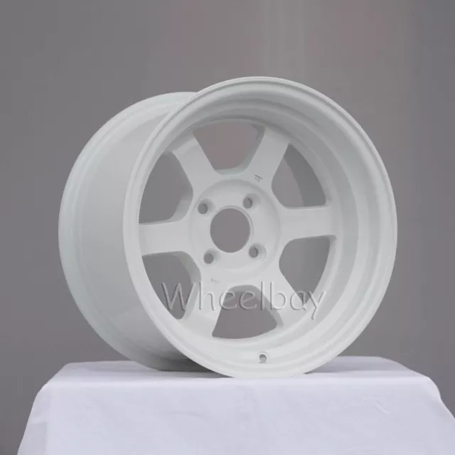 4 PCS   ROTA WHEEL GRID V 15X9 OFFSET: 0  & 15x7 20 4X100 67.1  WHITE