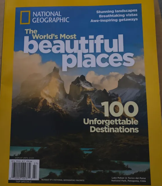 NATIONAL GEOGRAPHIC MAGAZINE 2023 The World's Most Beautiful Places ...