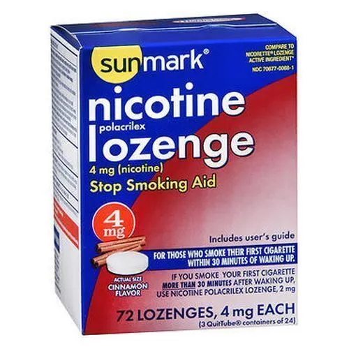 Nicotine Losange Cannelle Falvor 72 Pastilles 4 De MG