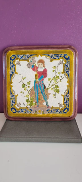 Dessous de Plat en Faïence de Gien aux Emaux