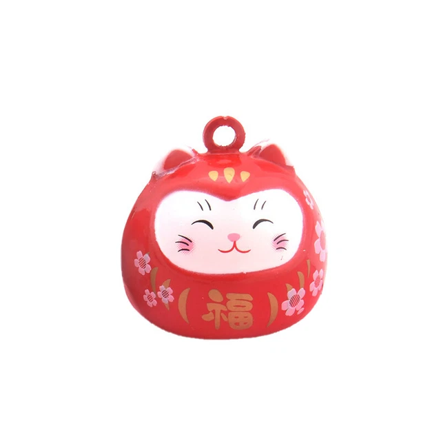 Cute Cartoon Japanese Lucky Cat Keychain Lucky Cat Trinket Car Key Pend'm'