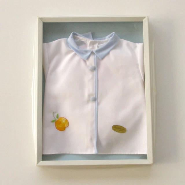 Authentique vintage ensemble Bébé - Culotte et Haut brodé Main - Environ 12 mois