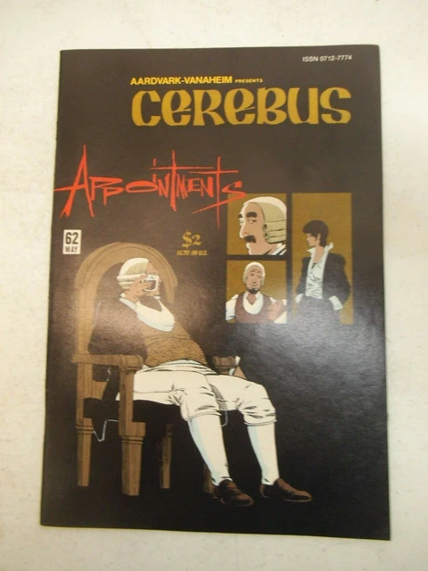 Cerebus #62 May 1984 Nm Near Mint 9.4 Aardvark Vanaheim Appointments