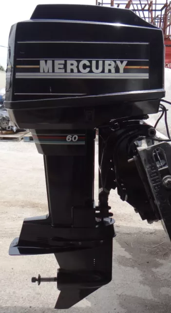 1994 Mercury 60 HP Carbureted 2-Stroke 20" Outboard Motor 1994 Mercury 60 HP Carbureted 2-Stroke 20" Outboard Motor