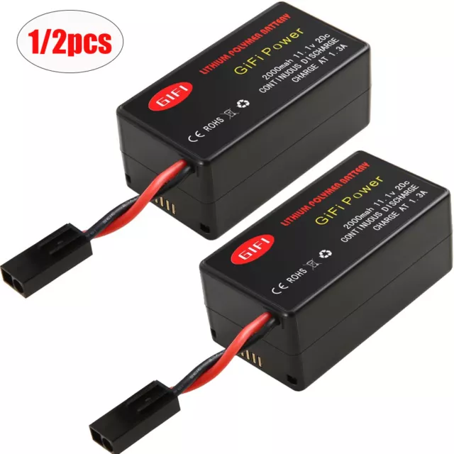 Relacement LiPo Battery For PARROT AR.DRONE 2.0 UPGRADE 2000mAh 11.1V 20C