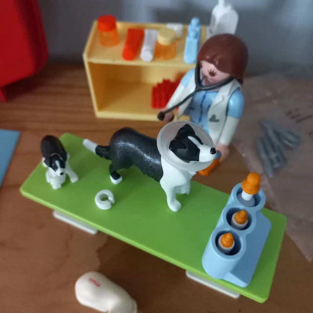 PLAYMOBIL 5653 VALISETTE V?�t?�rinaire Border Collie Animal Zoo EUR 6,50 - PicClick FR