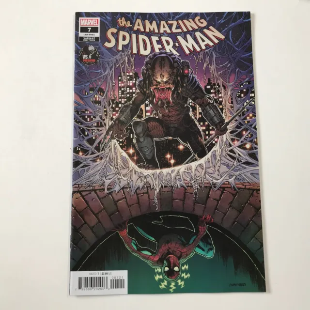 The Amazing Spider-Man #7 Smith Variant Cover 2022 Marvel Comic Book VF