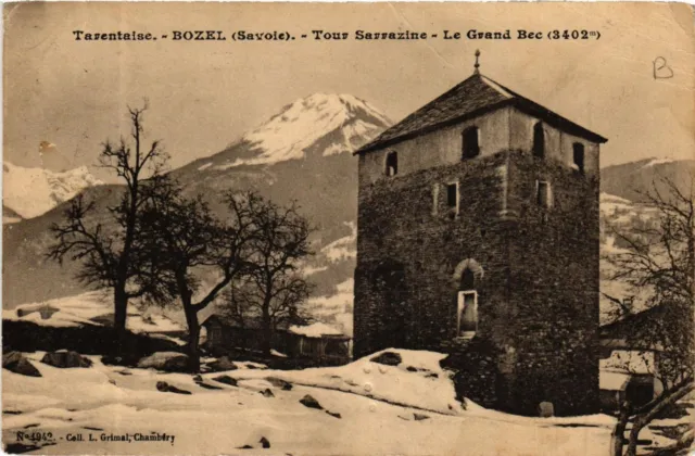 CPA TARENTAISE - BOZEL - Tour Sarrazine - Le Grand Bec (3402m (651940)
