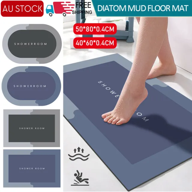 Super Absorbent Floor Mat Soft Quick-Drying Diatom Mud Bath Non-Slip Floor Mat