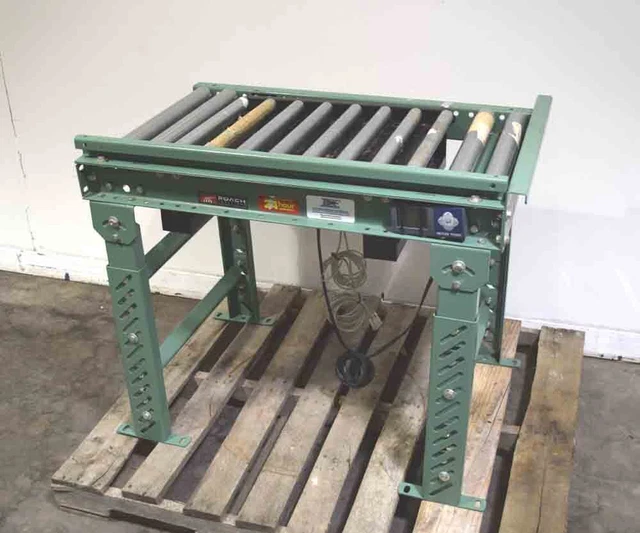 Roach Roller Conveyor Section w/ Mettler Toledo Scale 5VDC Cap.:300lbs Display