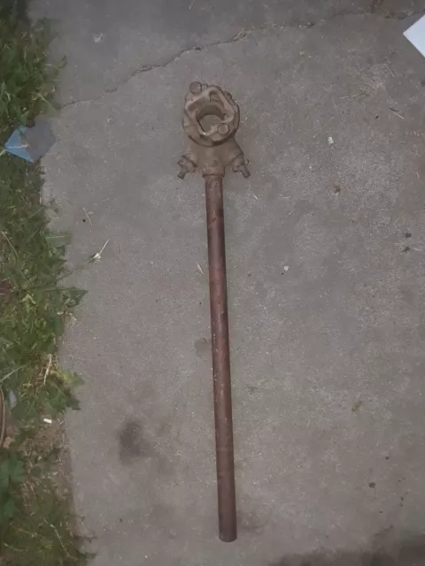 Hand pipe Threader ratchet vtg