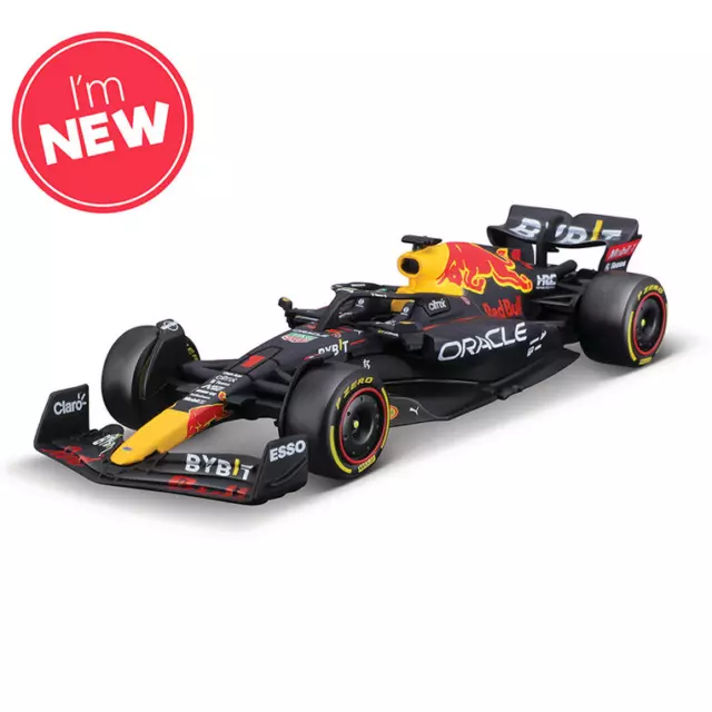 NEW 2022 Red Bull Racing RB18 F1 #1 Max Verstappen 1:43 by Bburago 38061V