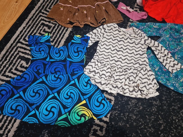 #C66 Enorme pacchetto di vestiti per bambina 6-9 mesi NEXT GEORGE DISNEY ZARA PRIMAR 7