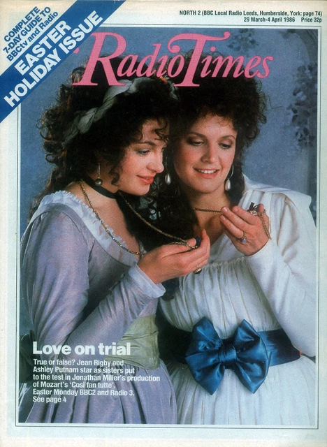 RADIO TIMES 29 Mar 1986 . Easter Issue . A Song For Europe . Joni ...
