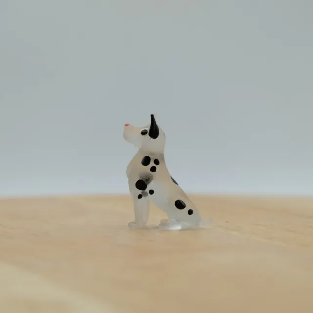 Dalmatian Standing Dog Pet Animal Miniature Art Handmade Collectible Gift Decor