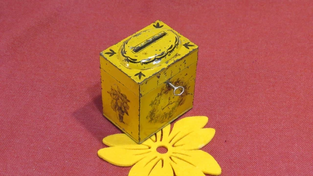 BLECH SPARDOSE UM 1900 mit Motiv EUR 69,00 - PicClick DE
