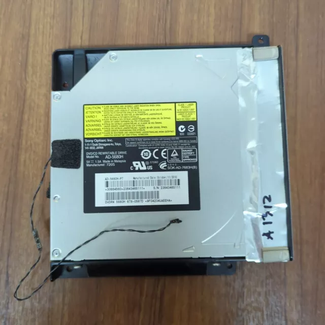 A1311 21.5 A1312 27 Apple iMac 2010 DVD-RW Optical Superdrive AD-5680H