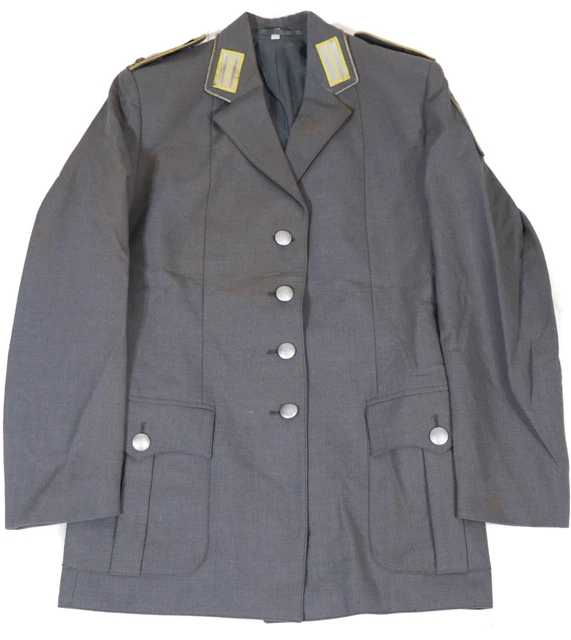 XSMALL YELLOW West German Army Bundeswehr Grey Army Officer Jacket