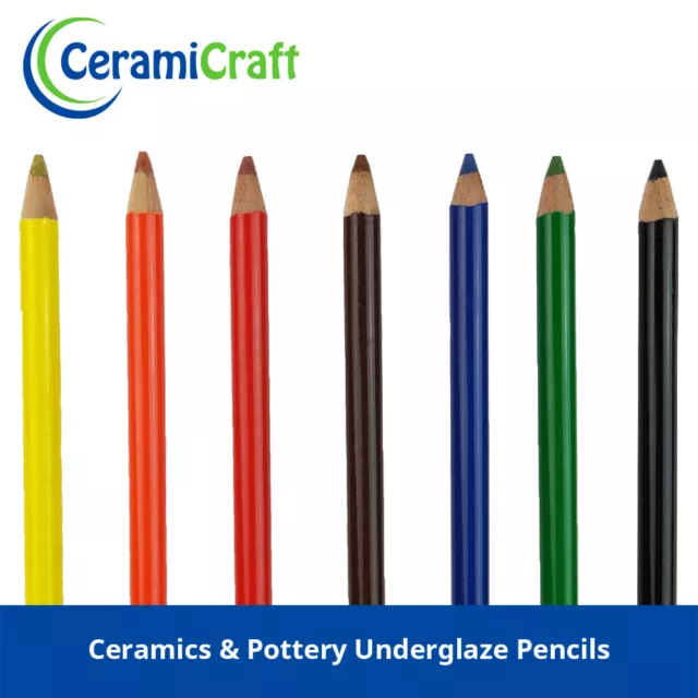 Underglaze Pencils Amaco Ceramicraft Ceramic Pottery Underglaze Colour Pencil