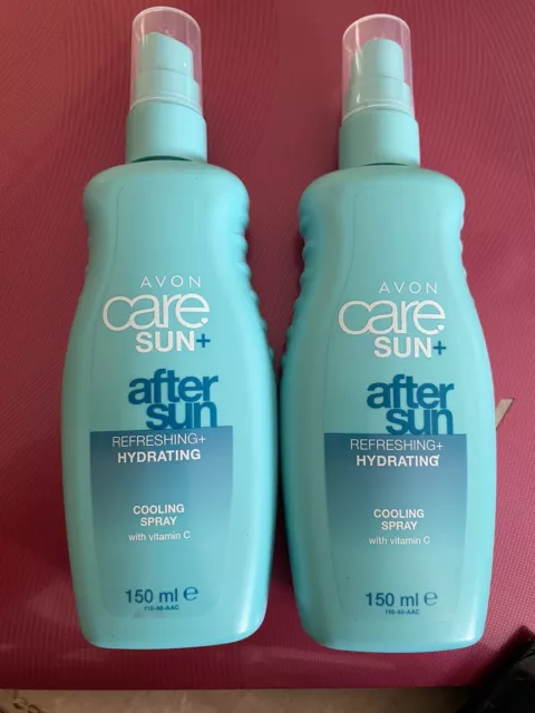 2 x AVON – CARE -SUN+ After Sun – Cooling Spray Lotion – 150ml