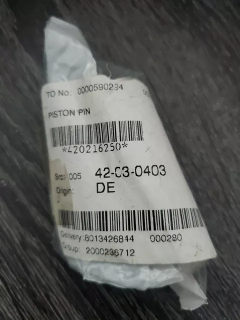 OEM Seadoo Piston Pin 420216250 1503 Motor