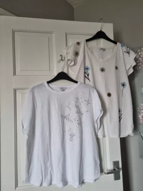 Ladies Size 14 NEXT Bundle Of TWO Gorgeous Spring/Summer Tops.