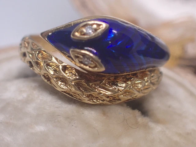 Bague Ancienne Or 14k Victorienne - Camée Grenat 19ème Siècle - Taille 55